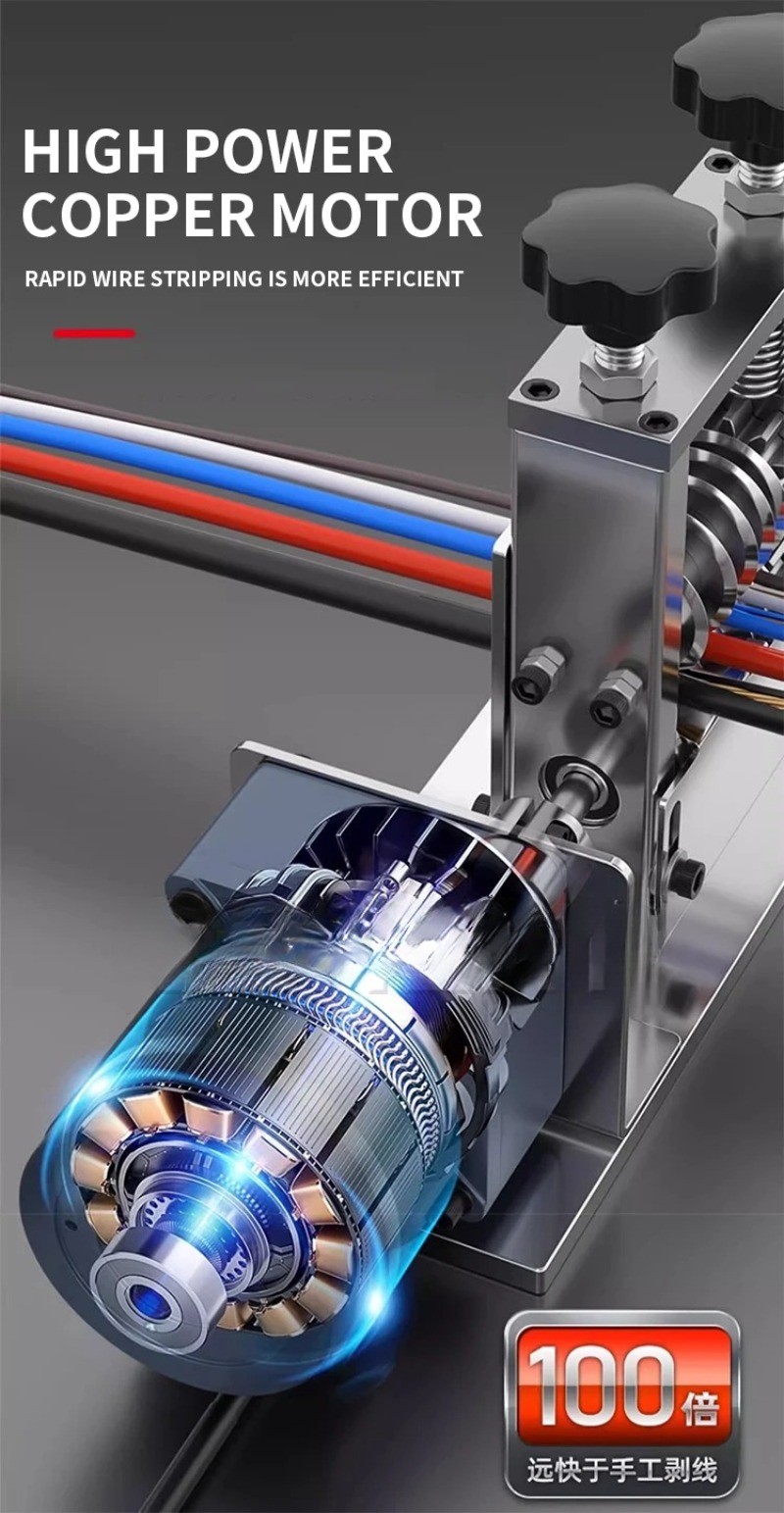 Electric Wire Stripper for Scrap Copper Wire Scrap Cable Wire Stripping Machine