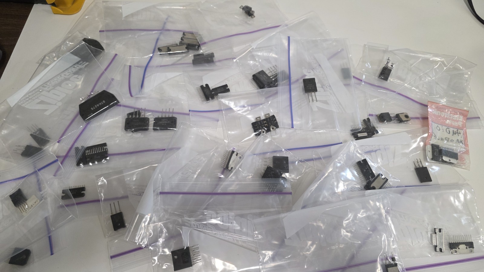 Lot Of Misc Electronics Parts – Voltage Regulators, Outputs, AF Power Amp, Etc