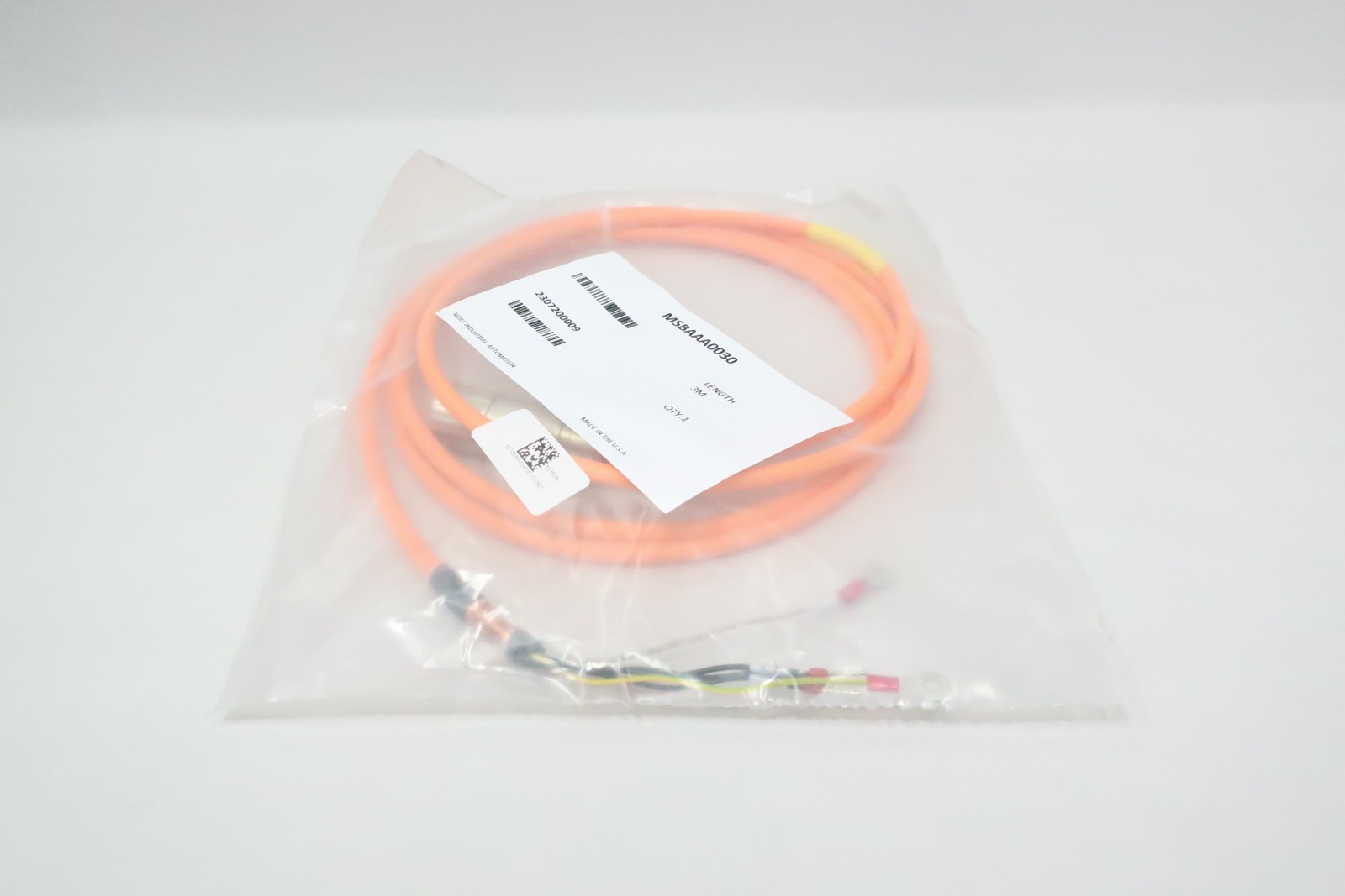 Nidec MSBAAA0030 Servo Power Cable 3m