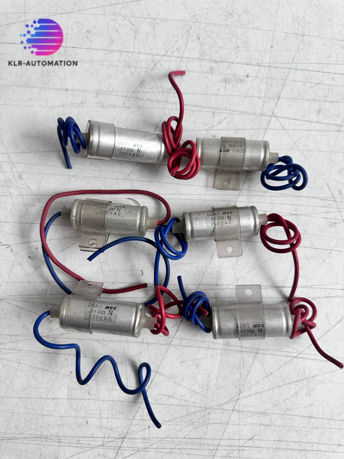 NCC DCR2 Capacitor 200V 50 Ohm x6pc