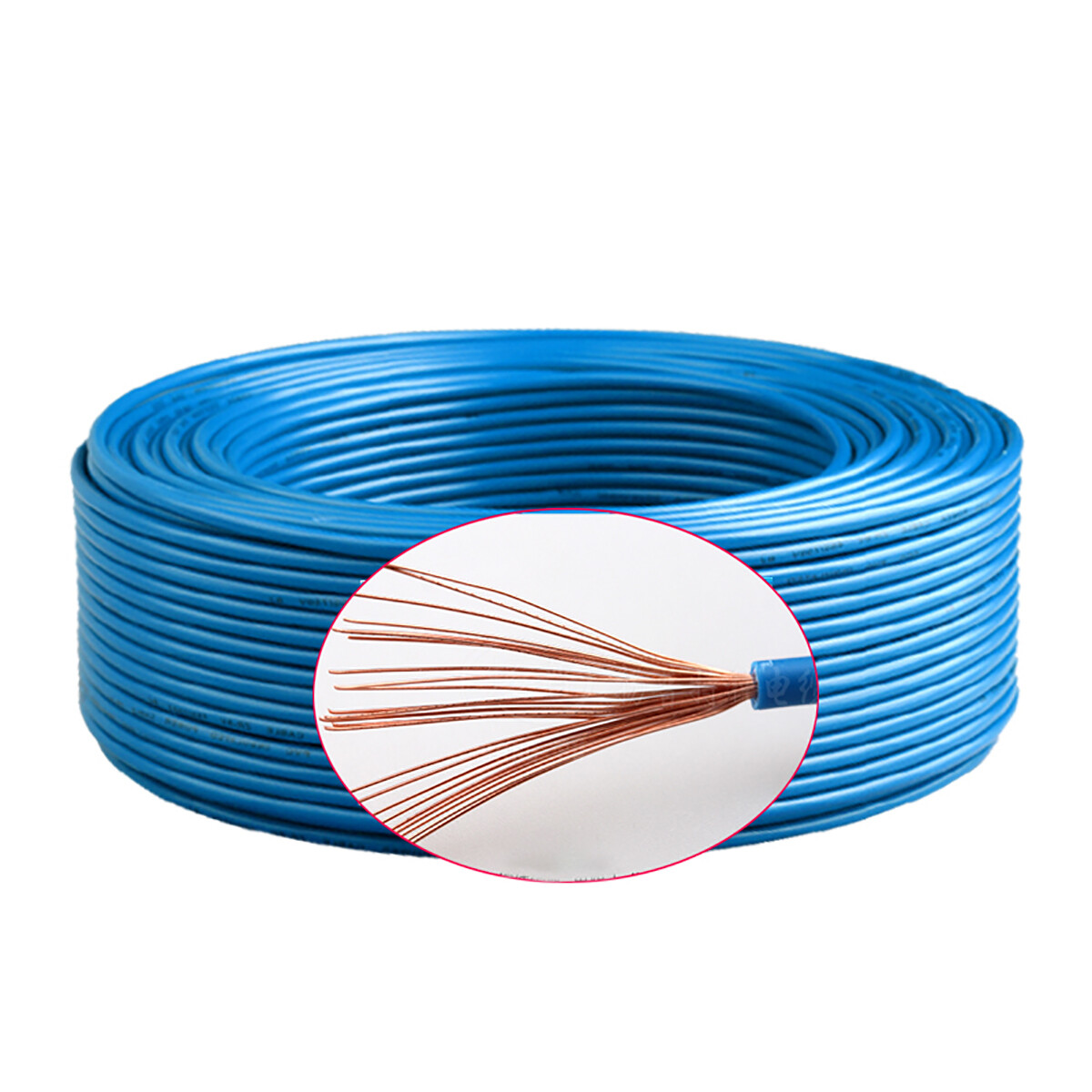 Flexible RV 0.12~0.75mm² Electrical Single Core Multi-strand Copper Wire Cable