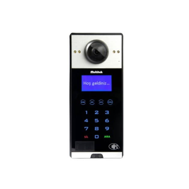 MB-12 KARTLI VE ŞİFRELİ DOKUNMATİK ZİL PANELİ